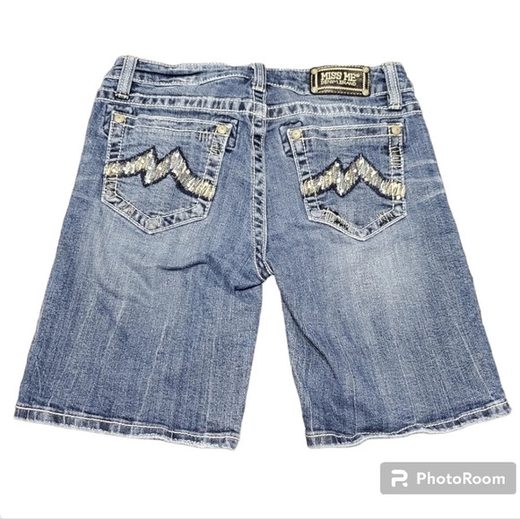 Miss Me Women's Boyfriend JB1061H Denim Shorts 27 - Picture 3 of 10